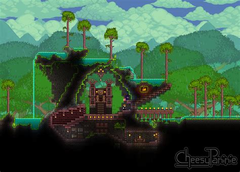 So I think I should also post it and want some help. . Jungle base terraria